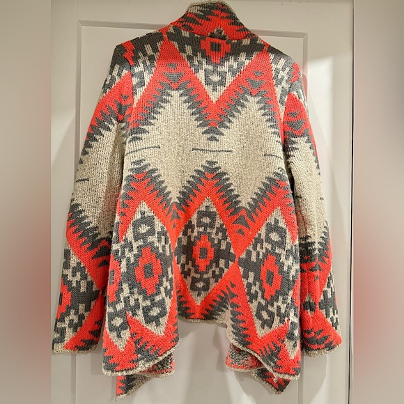 Aztec Patterned Cardigan Sweater - Picture 6 of 6